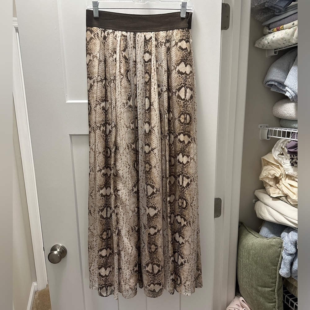 white house black market maxi skirt
